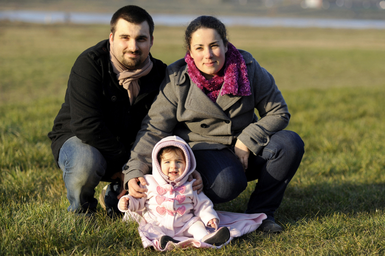 Séance photo famille lifestyle en exterieur