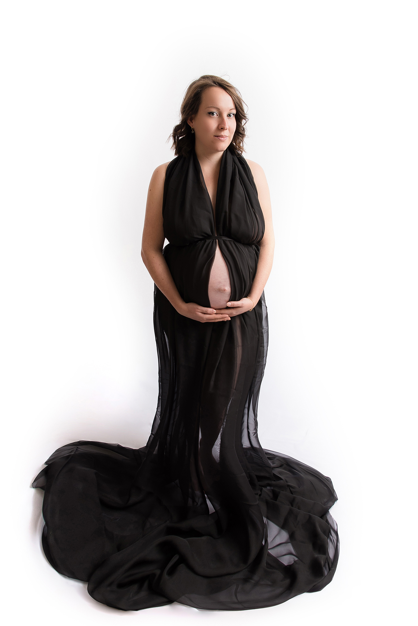 Shooting grossesse glamour entre Nantes et Rennes