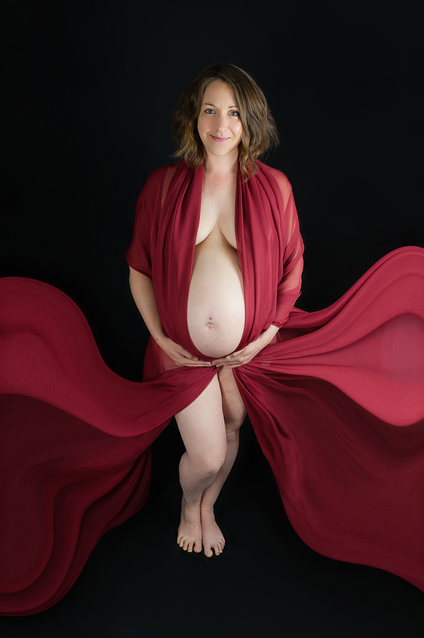 Séance photo grossesse femme beauté