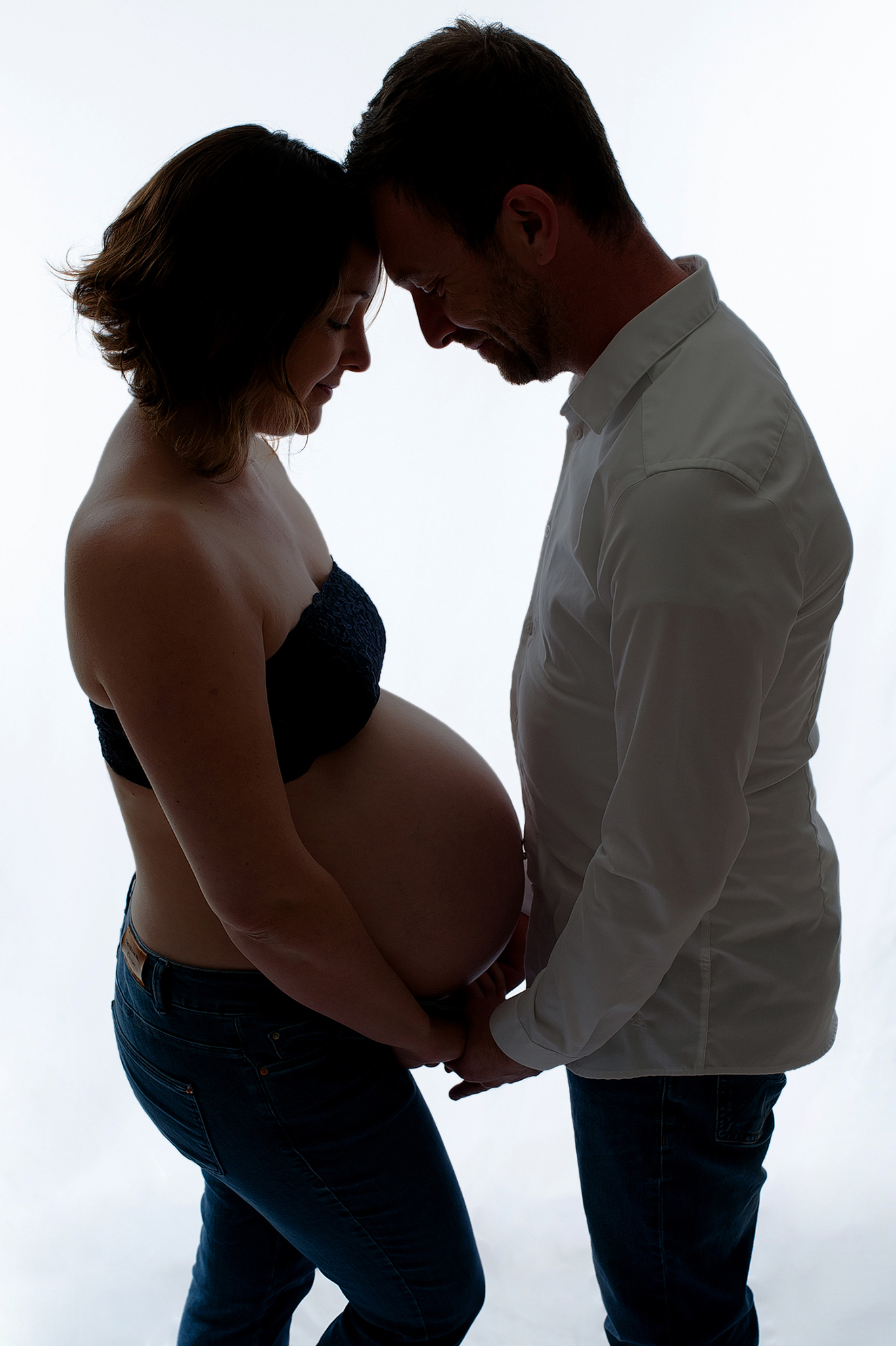 Séance photo grossesse couple amour