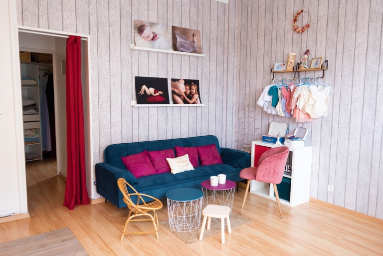 Studio photo de Mélissa Chilloux Photographie, à Nozay (44) près de Nantes.