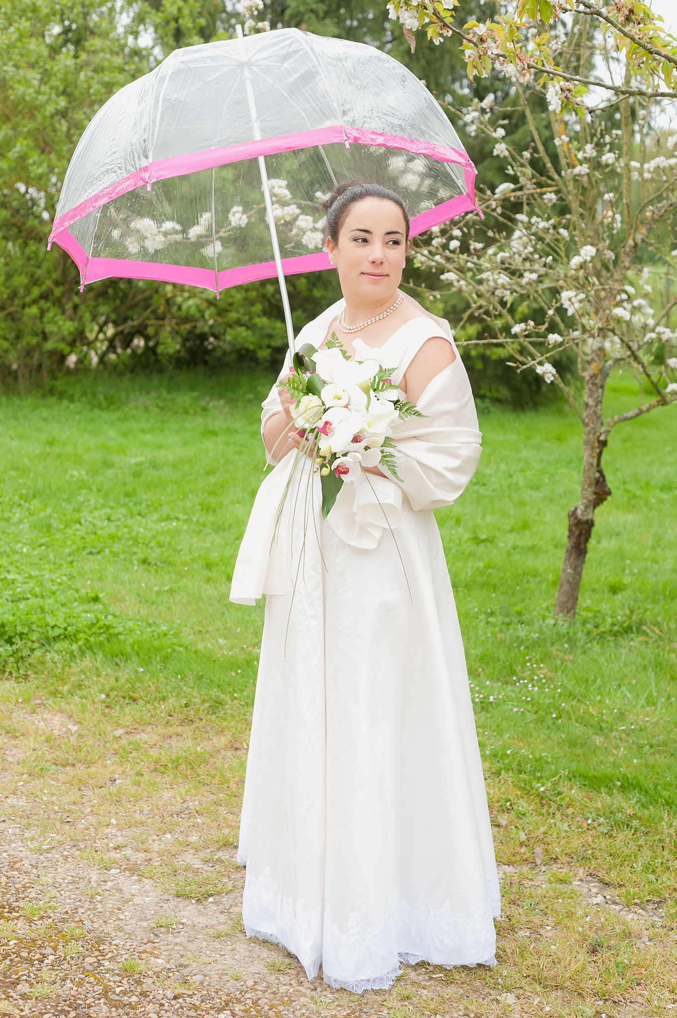 Photographe de mariage mariée robe
